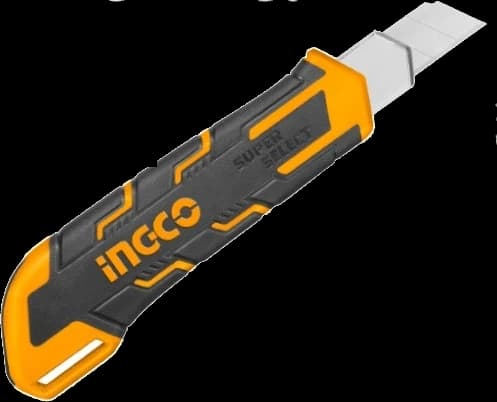 INGCO Cuchillo de hoja retráctil HKNS8035