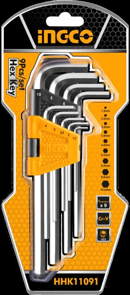 Pall Juego de llaves hexagonales 9 piezas HHK11091